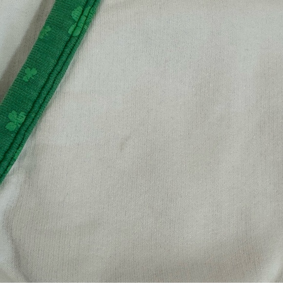 Lansdowne VTG ☘️ Ireland Youth White Hooded Sweatshirt Size 12 Kangaroo Pocket - Picture 9 of 9